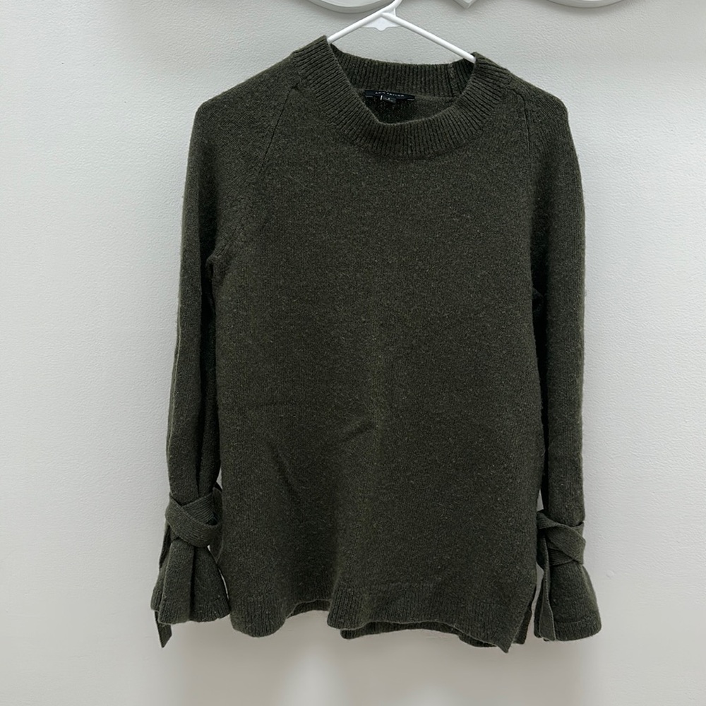 Ann Taylor Tie-sleeve Tubic sweater